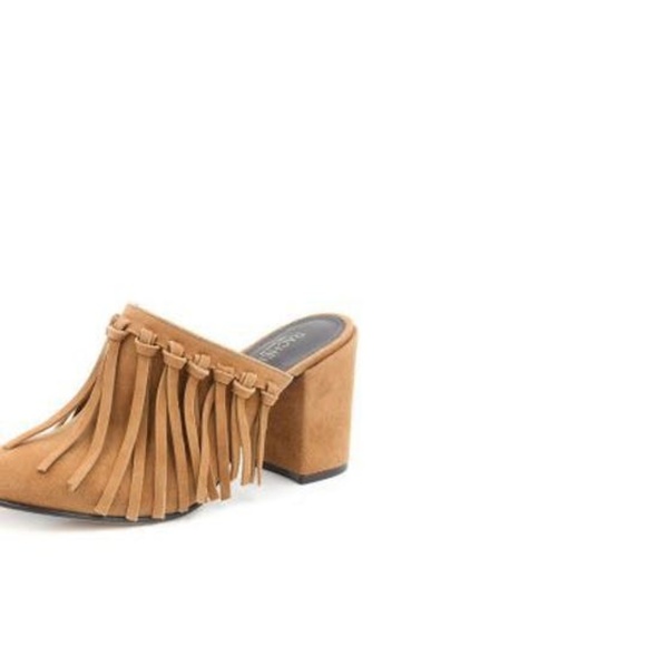 Last one‼️ RACHEL ZOE Kingston Fringe Mules NWT - Picture 3 of 6